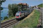 The SBB RABE 511 114 on the way to Vevey by Rivaz.