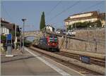 The 193 069 rented by SBB Cargo is on its way to Villeneuve with a freight train and is passing through the Rivaz station.

August 12, 2026