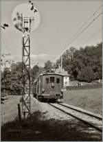 The BOB HGe 3/3 N° 29 is waiting in Chaulin.
13.09.2014