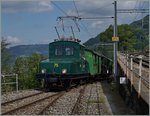 The B-C +GF+ Ge 4/4 N° 75 in Chamby.
15.05.2016