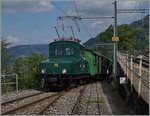 The B-C +GF+ Ge 4/4 N° 75 in Chamby.
15.05.2016