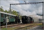 Blonay - Chamby steamers in Vevey.
14.05.2016