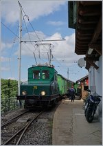 The BC +GF+ Ge 4/4 N° 75 in Chamby.
15.05.2016