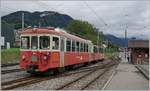 The CEV MVR BDeh 2/4 74 in Blonay by the Blonay Chamby Railway.