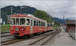 The CEV MVR BDeh 2/4 74 in Blonay by the Blonay Chamby Railway.