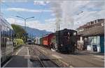 The Blonay - Chamby morning Steamer service Riviera Belle Epoque from Chaulin to Vevey in Blonay.