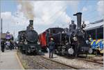 Blonay Chamby Mega Steam Festival: The SBB G 3/4 208 (by the Ballenberg Dampfbahn) and hte JS/BAM G 3/3 on the Blonay - Chamby Railway. 19.05.2018