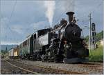 Blonay-Chamby Mega Steam festival 2018: The Blonay Chamby BFD HG 3/4 N° 3 in Blonay.