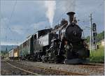 Blonay-Chamby Mega Steam festival 2018: The Blonay Chamby BFD HG 3/4 N° 3 in Blonay.