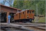 The Bernina Bahn Ge 4/4 81 / Ge 4/6 81 in Chaulin. 
19.08.2018 