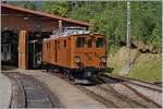 The Bernina Bahn Ge 4/4 81 / Ge 4/6 81 in Chaulin.