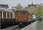 50 years Blonay -Chamby Railway - Mega Bernina Festival (MBF) wiht his Special Day Bündnertag im Saaneland: The RhB Ge 4/4 181 / BB Ge 4/4 81 and Belle Epoque Cars in Montreux.