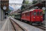 50 years Blonay -Chamby Railway - Mega Bernina Festival (MBF) wiht his Special Day Bündnertag im Saaneland: The RhB ABe 4/4 35 in Gstaad.
14.09.2018
