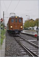 50 years Blonay -Chamby Railway - The last part: The Blonay-Chanby Railway Bernina Bahn Ge 4/4 81 in Blonay.