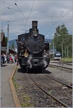 The Dampfbahn Ballenberg SBB G 3/4 208 by the Blonay-Chamby in Blonay.