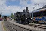 The Dampfbahn Ballenberg SBB G 3/4 208 by the Blonay-Chamby in Blonay.

20. 05.2018