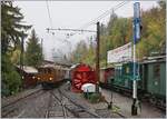 50 years Blonay -Chamby Railway - The last part: The Blonay Chamby Railways Bernina Bahn Ge 4/4 81 (ex RhB Ge 4/4 181) in Chaulin.