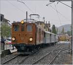 50 years Blonay -Chamby Railway - The last part: The Blonay Chamby Railways Bernina Bahn Ge 4/4 81 (ex RhB Ge 4/4 181) in Blonay.

27.10.2018