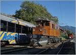 The RhB Bernina Bahn Ge 4/4 182 in Blonay.

08.09.2018