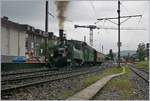 The Blonay-Chamby steamer with the LEB G 3/3 N§ 5 is leaving the Blonay Station on the way to Chaulin.

02.08.2020