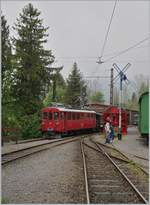 The Blonay-Chamby ABe 4/4 35 in Chaulin.