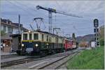 LA DER 2020 by the Blonay-Chamby: The Blonay-Chamby MOB FZe 6/6 N° 2002 and the RhB ABe 4/4 I N° 35 with the Riviera Belle Epoque Express in Blonay.