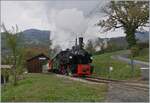 The Blonay Chamby G 2x 2/2 105 on the way to Chaulin in Cornaux.

18.10.2020