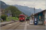 The Blonay-Chamby Railway RhB ABe 4/4 I N° 35 in Blonay. 

07.09.2019