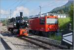 The Blonay Chamby Railway G 2x 2/2 105 in Blonay. 

07.05.2022