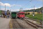The RhB Bernina Bahn ABe 4/4 I 35 in Blonay. 07.05.2022