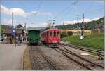 The RhB Bernina Bahn ABe 4/4 I 35 in Blonay.