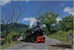 The Blonay-Chamby G 2x 2/2 105 from Blonay to Chaulin in Cornaux.

05.06.2022