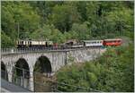  Il était une fois... les années 40  - The Blonay-Chamby special Weekend: The MOB FZe 6/6 2002 on the way to Blonay on the Baye of Clarnes Viadukt.

10.09.2022