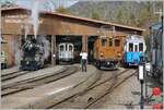  La DER du Blonay-Chamby  / The end of the saison; the depot wiht the HG 3/4, the MCM BCFeh 4/4 N° 6 the Ge 4/4 81 and the Ce 2/3.