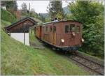 The BOB HGe 3/3 29 on the way to Blonay by Chantemerle.