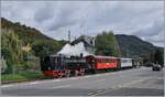 The SEG G 2x2/2 105 by the Blonay-Chamby Railway is arriving at Blonay-

11.10.2020