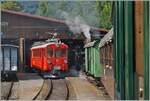 The RhB Bernina Bahn ABe 4/4 N° 35 by the Blonay-Chamby Bahn in Chaulin.

13.08.2023