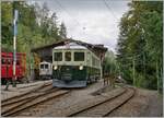 The GFM Ce 4/4 131 (built 1943) from the GFM Historic by the Blonay Chamby Railway in Chaulin.