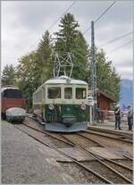 The GFM Ce 4/4 131 (built 1943) from the GFM Historic by the Blonay Chamby Railway in Chaulin.