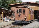 The BOB HGe 3/3 29 by the Blonay Chamby Railway in Chaulin.