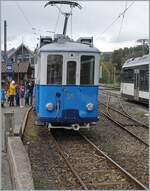  La DER de la Saison 2023 Bis!  - Families to the Museum - a regional event that gives families the opportunity to visit the local muses and of course the Blonay-Chamby museum railway is also part of it, so the museum in Chaulin opened its doors on Sunday November 5th and set a few for the journey Trains from Blonay. In the picture the Ce 2/3 28 of the TL in Blonay ready to depart for Chaulin.

November 5, 2023