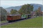  La DER de la Saison 2023  - The Bernina Bahn RhB Ge 4/4 81 is on the way to Chamby with a mixed train near Chaulin.


Oct 28, 2023