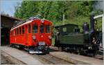 Festival Suisse de la vapeur / Swiss Steam Festival 2023 of the Blonay-Chamby Bahn: One of the highlights was the newly revised Rhb Bernina Bahn ABe 4/4 I35 of the Blonay-Chamby Bahn, which was presented in Chaulin.

May 29, 2023