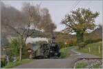  La DER de la Saison 2023  The BFD HG 3/4 N° 3 is traveling from Blonay to Chamby and reaches Cornaux.

Oct 29, 2023