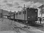 The Bernina Bahn RhB Ge 4/4 81 of the Blonay Chamby Bahn arrived in Blonay with the first train of this year's  Festival Suisse de la vapeur 2024 .

May 18, 2024