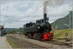 The SEG G 2x 2/2 105 of the Blonay-Chamby Railway steams in Blonay. 

June 8, 2024