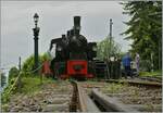 As soon as we arrive in Chaulin, the SEG G 2x 2/2 105 of the Blonay Chamby Railway steams into the locomotive shop, where it is supplied with water and coal in the short turnaround time of half an hour.

July 8, 2024