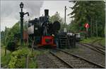 A steam locomotive needs a lot of care; the SEG G 2x 2/2 105 of the Blonay Chamby Railway in Chaulin is treated and cared for accordingly after its use.