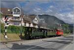 Festival Suisse de la vapeur 2024 / Swiss Steam Festival 2024 of the Blonay-Chamby Railway - The LEB G 3/3 N° 5 by the Blonay-Chamby Railway is arriving at Blonay.