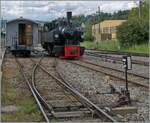 Festival Suisse de la vapeur 2024 / Swiss Steam Festival 2024 of the Blonay-Chamby Railway - The SEG G 2x 2/2 105 by the Blonay-Chamby Railway at the Blonay Station.